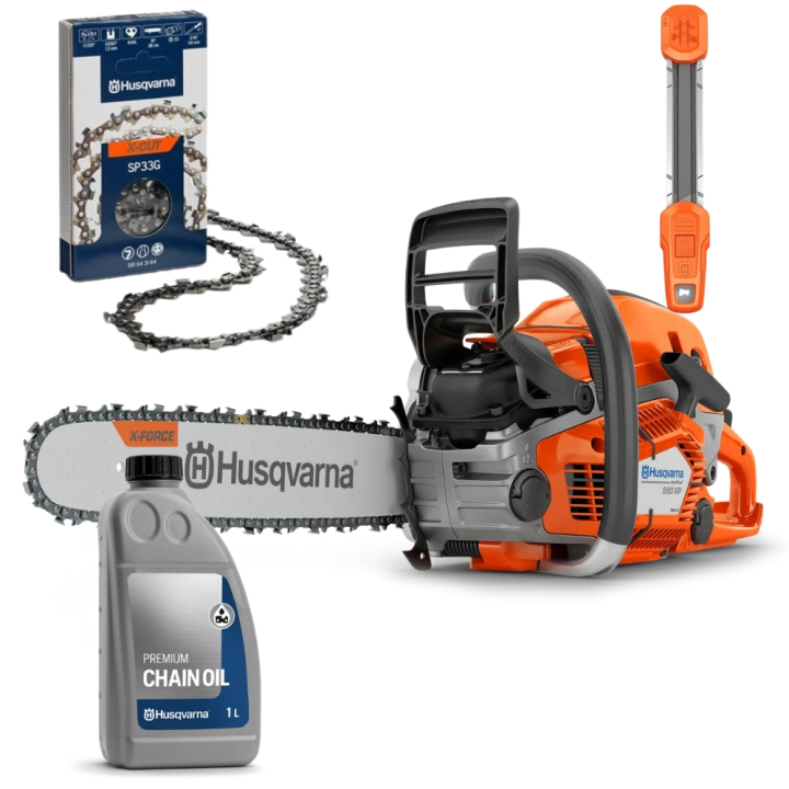 Husqvarna 550XP Mark II 15'' Startpakke i gruppen Husqvarna Skov og have produkter / Husqvarna Motorsave / Professionelle motorsave hos GPLSHOP (9676908)