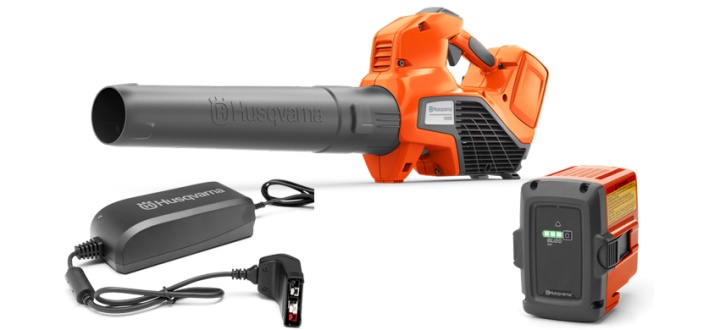 Husqvarna 120iB + BLi20 & QC80 i gruppen Husqvarna Skov og have produkter / Husqvarna Løvblæser / Batteri blæser hos GPLSHOP (9679761-02)