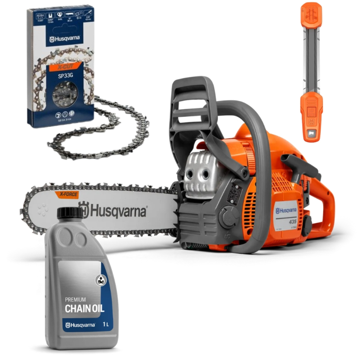 Husqvarna 435 II Start-pakker i gruppen Husqvarna Skov og have produkter / Husqvarna Motorsave / Allround motorsave hos GPLSHOP (9705597)