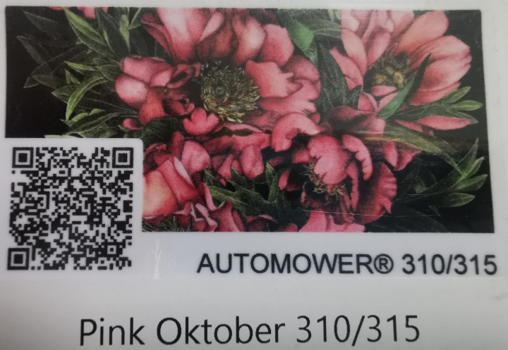Foliesæt til Automower 310/315- Pink Oktober i gruppen Tilbehør robotplæneklipper / Foliesæt hos GPLSHOP (am310-r23867369)