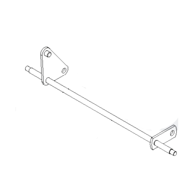 Aksel for/bag komplet,