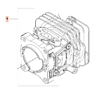 Cylinder Husqvarna T525