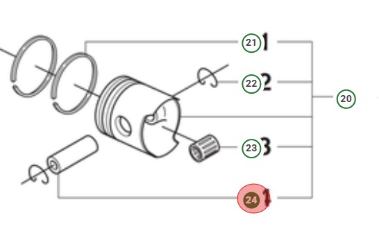 Stempebolt 5032891-09