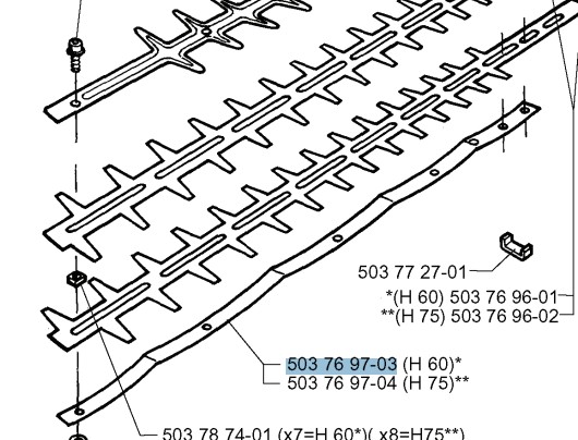 Støteplade 60 Cm 5037697-03