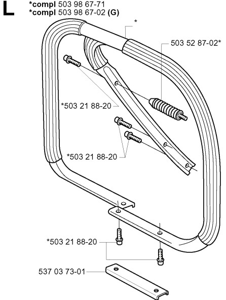 Håndtag Rundt (G) 5039867-02