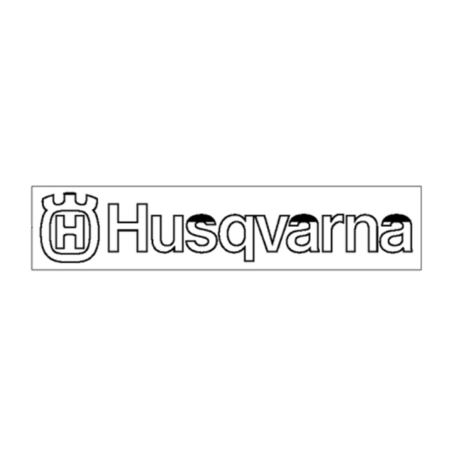 Mærkat Husqvarna 250Mm