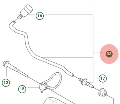 Udluftningsslange T540Xp Mark