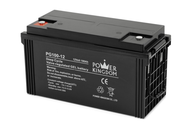 Batteri til solcelleoplader 100Ah