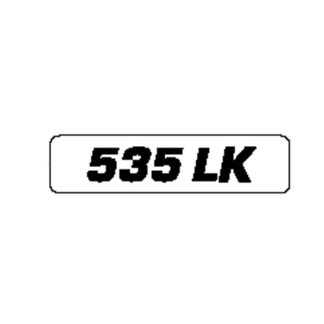 Decal Cylinder Dæksel 535Lk 5769986-23