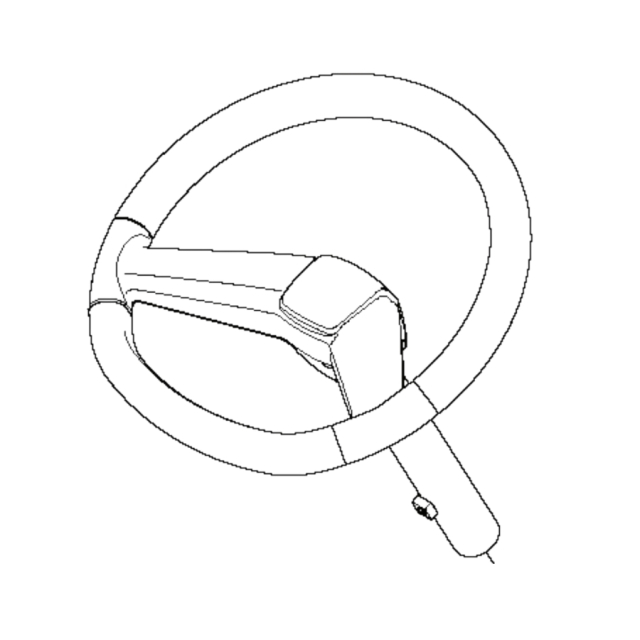 Komplet rat, sort, lang