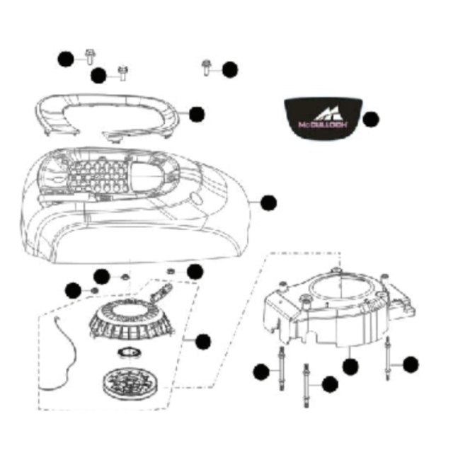 Dæksel/Start Sæt 5798202-03