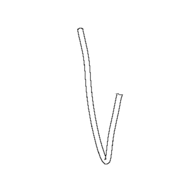 Brændstofslange Brændstoftank 600X12X5