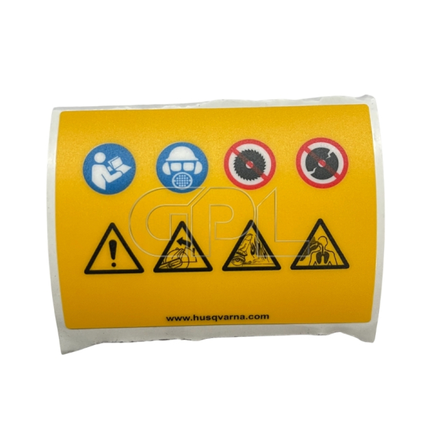 Decal Advarsel K3000 Row