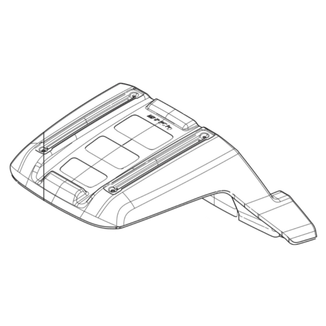 Motorhjelm Topdæksel