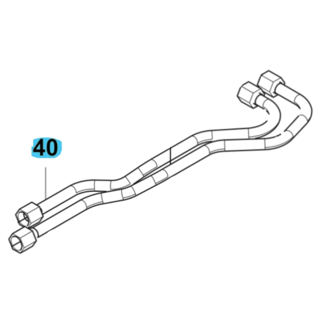 Hydraulikrør til Vfmu