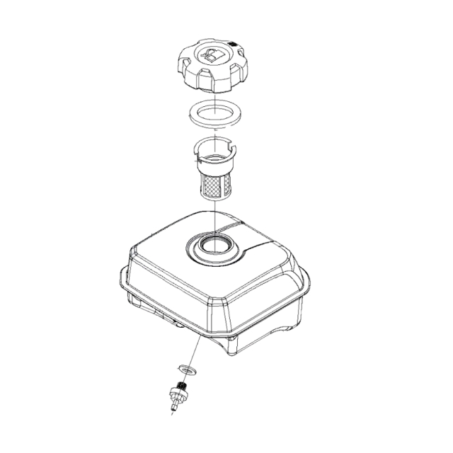 Benzintank Comp 5899312-01