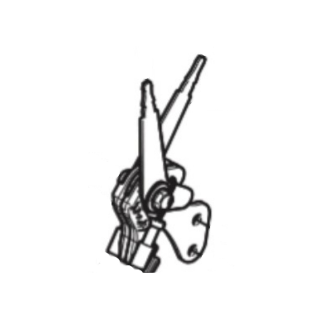 Gashåndtag med choker A