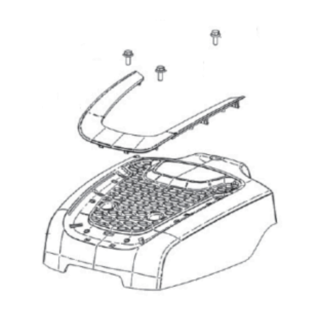 Dækselsæt Rvm120 Top Dækselsæt 5930577-01
