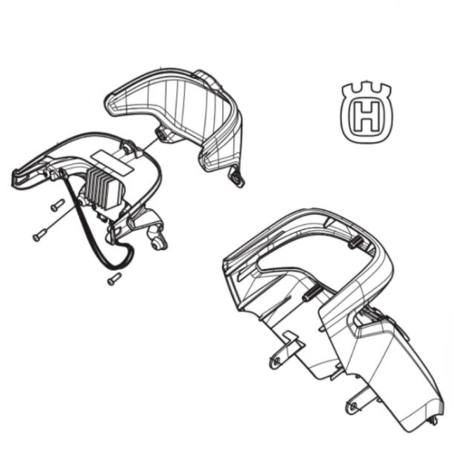 Styreafdækning Forreste del M, Halm