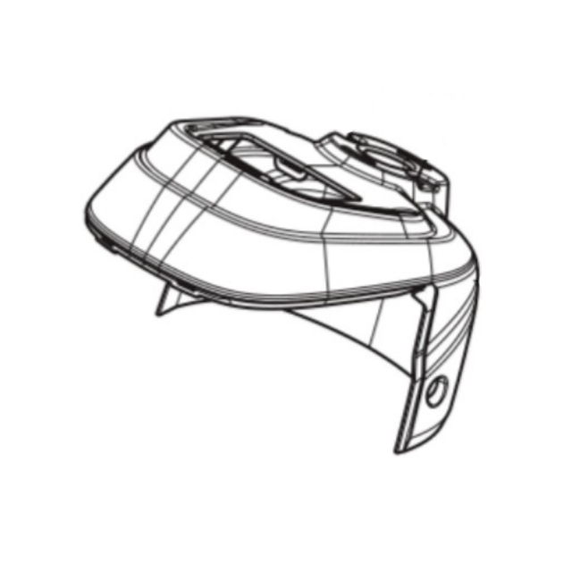 Dæksel til ratstammen øverst P520