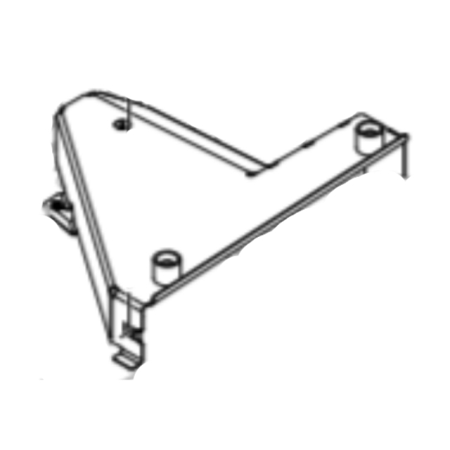 Modul 448 dorndæksel højre grå x498