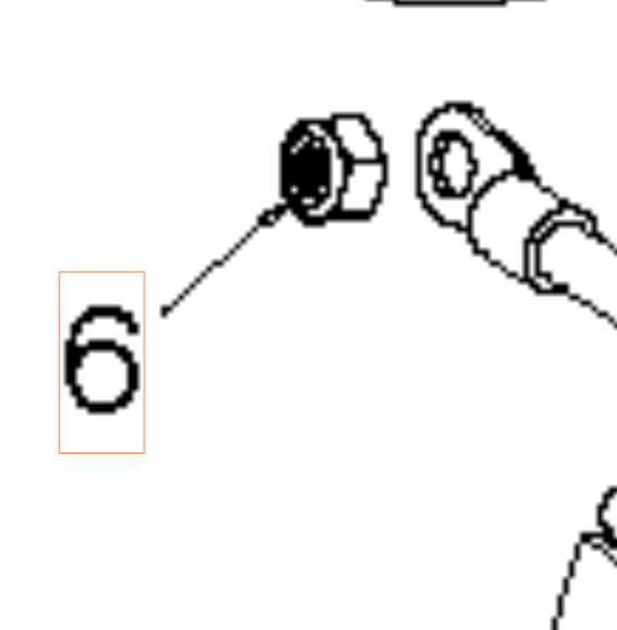 Møtrik Låsemøtrik M6 Nyloc Indsats H