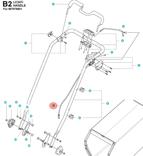 Kabel Awg26 1020Mm 5976887-01