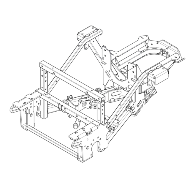 Rammeenhed P520D / P525D Grå