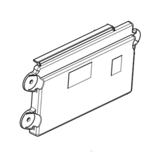 Elektronisk boks med låg
