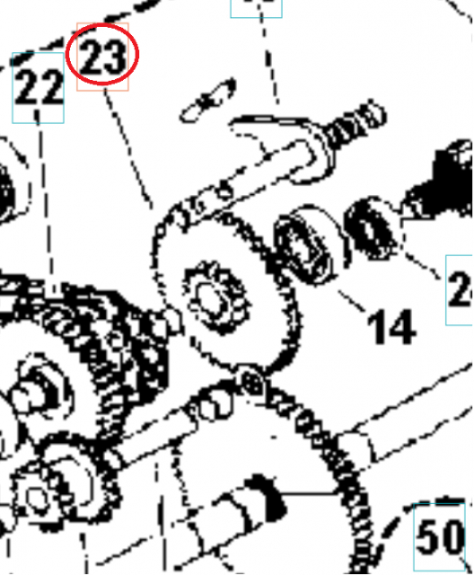 Gear 1544 5986775-01