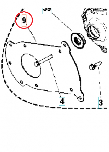 Motordæksel Carter 5986812-01