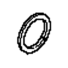 Skive Rund 10X13X1 Pa6 Sort