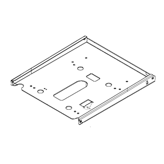 Pladesæde belagt P500Dx / Hx