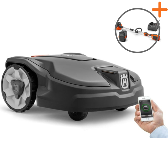 Husqvarna Automower® 305 + Connect | Batteritrimmer med i købet!