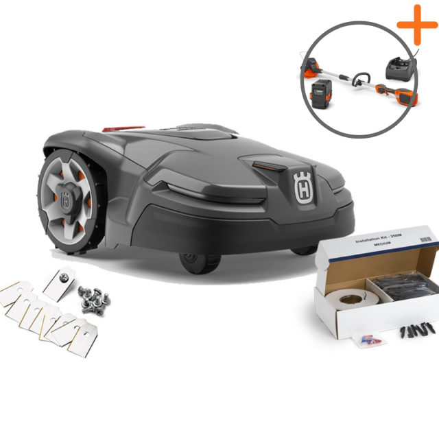 Husqvarna Automower® 405X Start-pakker | Batteritrimmer med i købet!