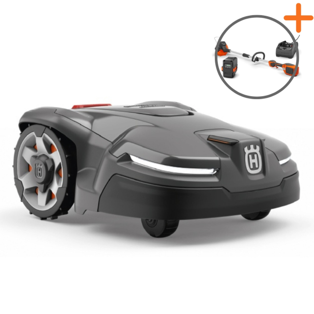 Husqvarna Automower® 415X Robotplæneklipper | Batteritrimmer med i købet!