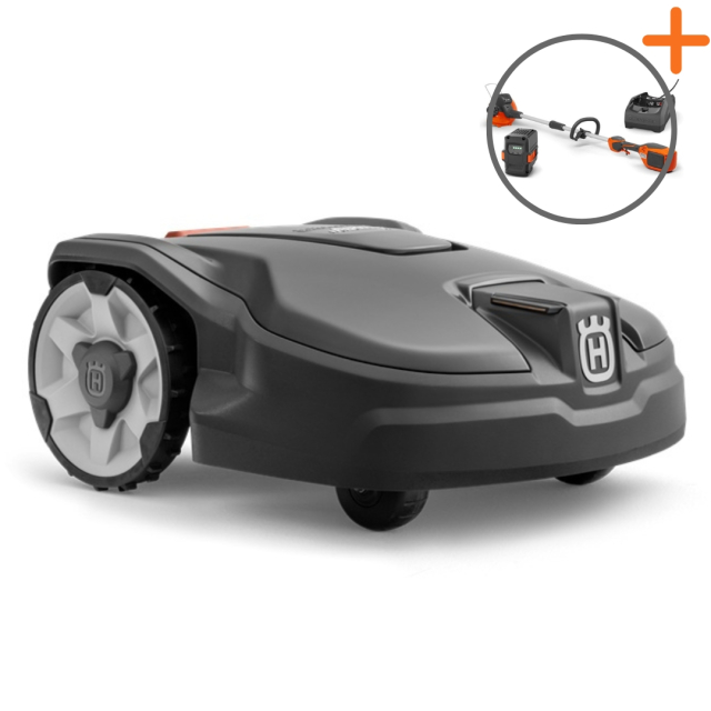 Husqvarna Automower® 310 Mark II Robotplæneklipper | Batteritrimmer med i købet!