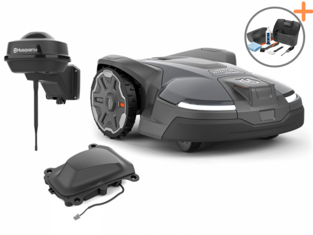 Husqvarna Automower® 450X Nera Robotplæneklipper med EPOS plug-in kit | Vedligeholdelsessæt gratis!