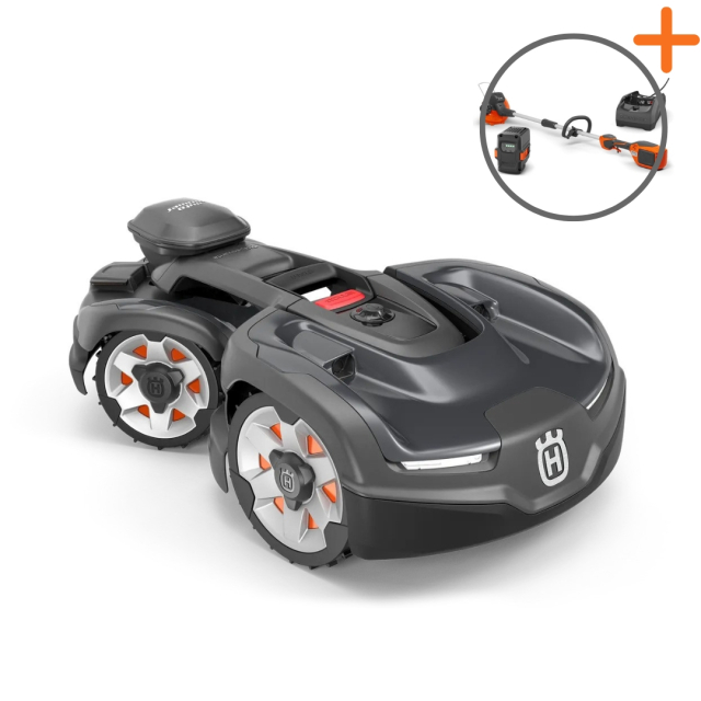 Husqvarna Automower® 435X AWD Nera Robotplæneklipper | Batteritrimmer med i købet!