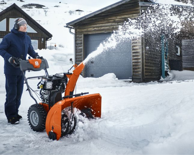 Snerydning med mindre besvær med Husqvarna-sneslynger