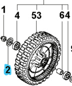 Dækselsvaskel 2956667-02 Dækselsvaskel 2956667-02