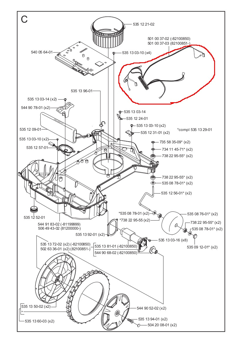 Hovedledningssete 5010037-03