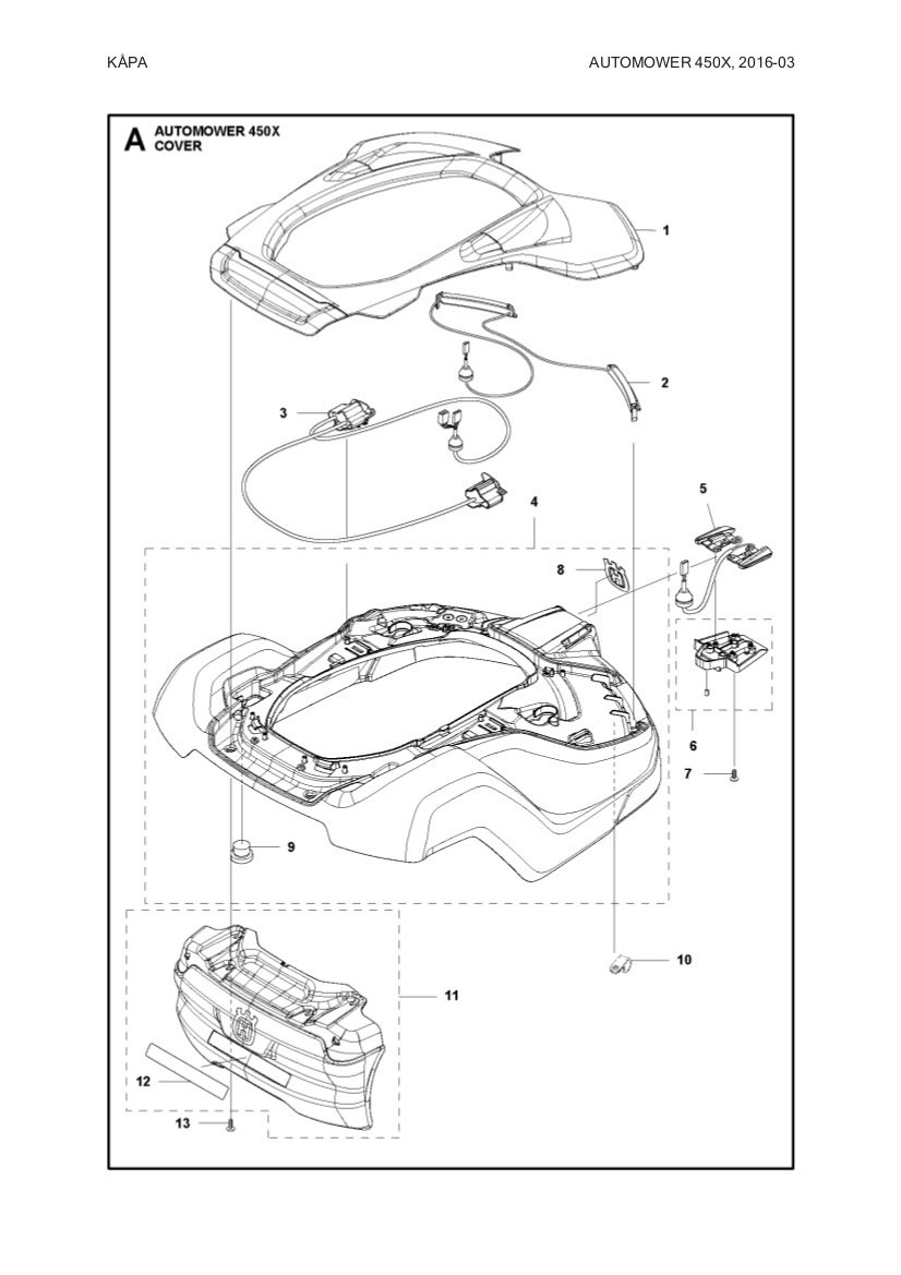 Bodykit Automower 430X, 450X