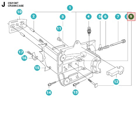 Husqvarna Bolt Sword Mount 5014543-01