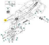 Kabel kompl Rider 11, 13, 15, 16, 18, 418Ts, PR17, FR2213MA Kabel kompl Rider 11, 13, 15, 16, 18, 418Ts, PR17, FR2213MA