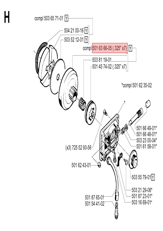Koblingstromle 240, 242, 42