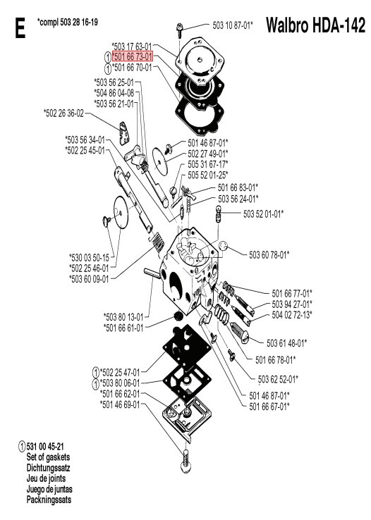 Styremembran 501667301 5016673-01