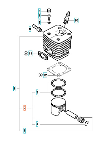 Stempel Husqvarna 3120XP