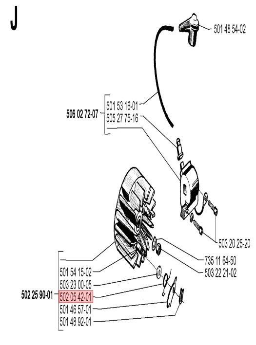 Fjederholderkrog 502054201 5020542-01