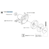 Koblingsdæksel 502115201 5021152-01 Koblingsdæksel 502115201 5021152-01